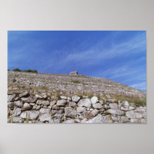 Pôster Machu Picchu - olhando acima na barraca da guarda