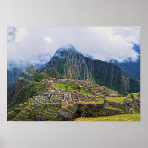 Poster Machu Picchu Overlook, Peru