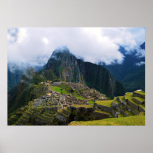 Poster Machu Picchu Overlook, Peru