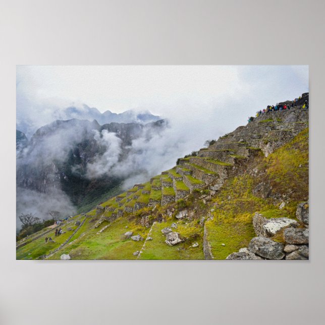 Poster Machu Picchu, Peru, Terraces (Frente)