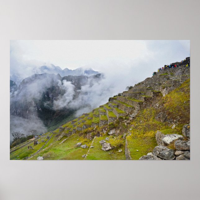 Poster Machu Picchu, Peru, Terraços (Frente)