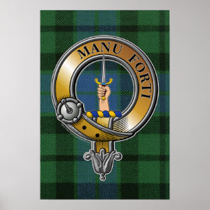 Poster MacKay Tartan e Crachá