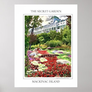 Poster Mackinac Island The Secret Garden