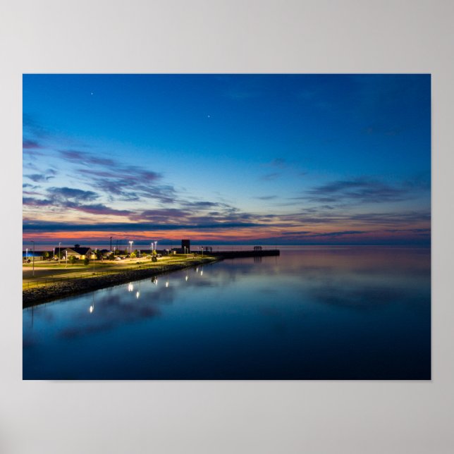 Poster Mackinaw City Dawn (Frente)