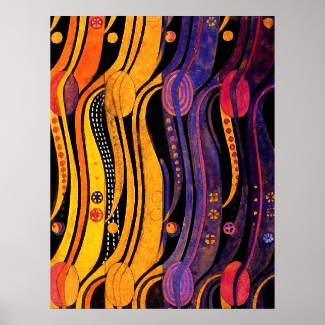 Pôster Mackintosh: Tulipas Design (Frente)