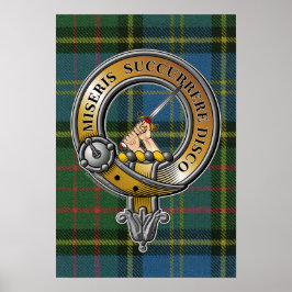 Poster MacMillan Tartan & Badge