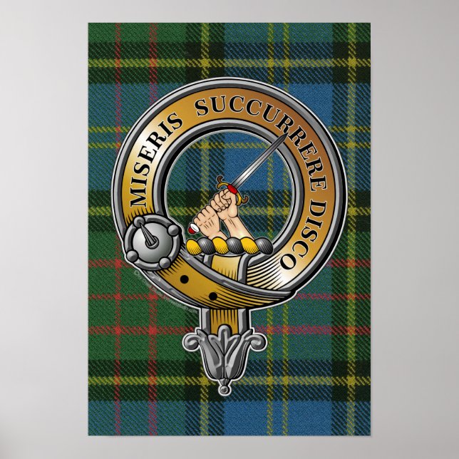 Poster MacMillan Tartan & Badge (Frente)