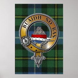 Poster MacNeil-Barra Tartan & Crachá