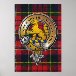 Poster MacPherson Tartan e Crachá