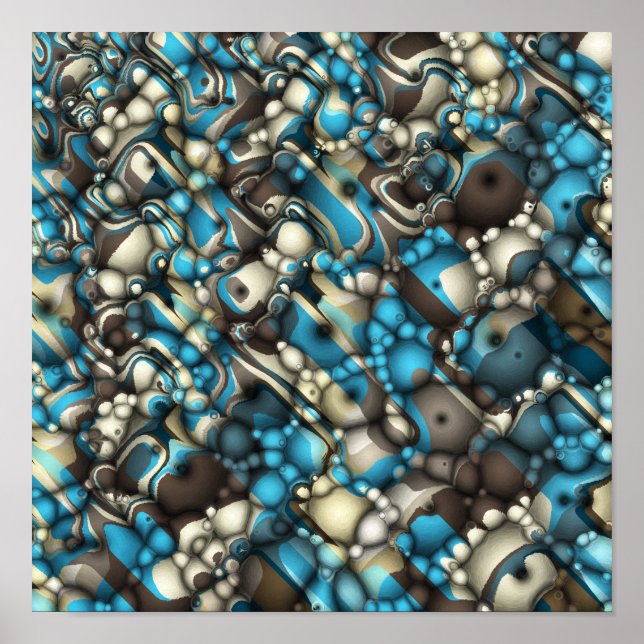 Poster Macro Shapes Abstract (Frente)