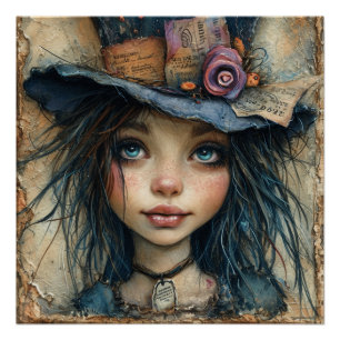 Pôster Mad Hatter: Curiosas Capturas de Couro
