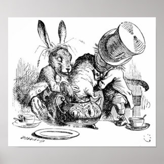 Pôster Mad Hatter, Dormouse and March Hare