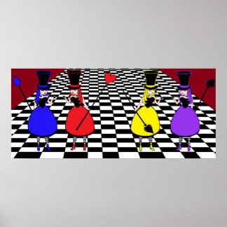 Poster Mad Hatter Ladies em Espera