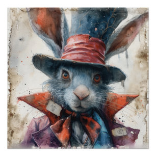 Pôster Mad Hatter: Visto Wonderland Whimsy