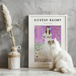 Poster Mada Primavesi por Gustav Klimt Vintage Art Nouvea<br><div class="desc">Esta poster cativante captura a essência da obra-prima Art Nouveau de Gustav Klimt,  "Retrato de Mäda Primavesi." Mergulhe nos delicados motivos florais que definem o estilo icônico do Klimt. Traga um toque de elegância vienense para sua casa com este poster inspirado na vintage.</div>