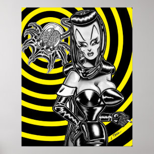 Poster Madam Mars™/Cérebro-Morcego