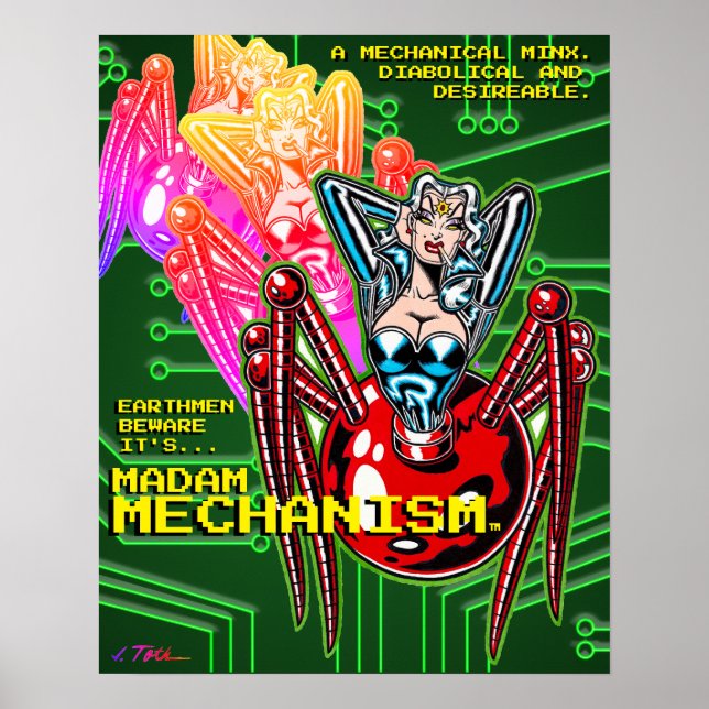 Poster Madam Mechanism™/Cuidado  (Frente)