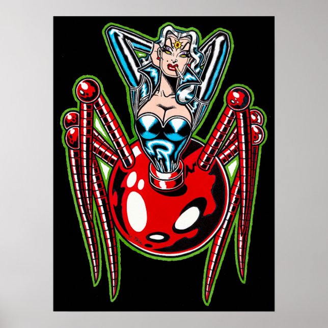 Poster Madam Mechanism™/Mecha Spider (Frente)