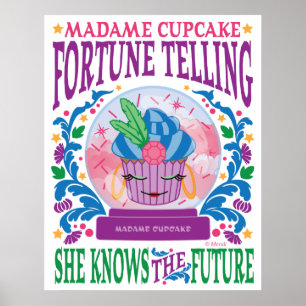 Poster Madame Cupcake Fortune Contando