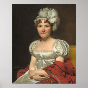 Poster Madame David - Jacques-Louis David Fine Art