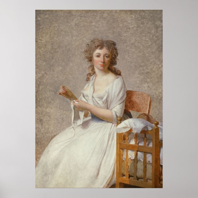 Poster Madame de Pastoret e seu filho (Frente)