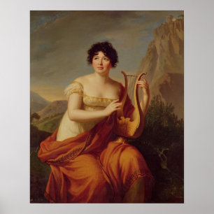 Poster Madame de Stael como Corinne