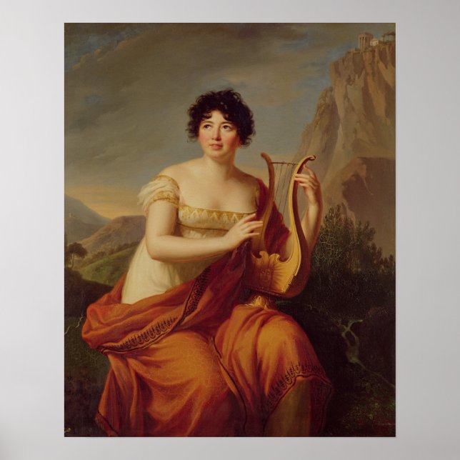 Poster Madame de Stael como Corinne (Frente)