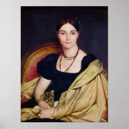 Poster Madame Duvaucey Jean Auguste Dominique Ingres