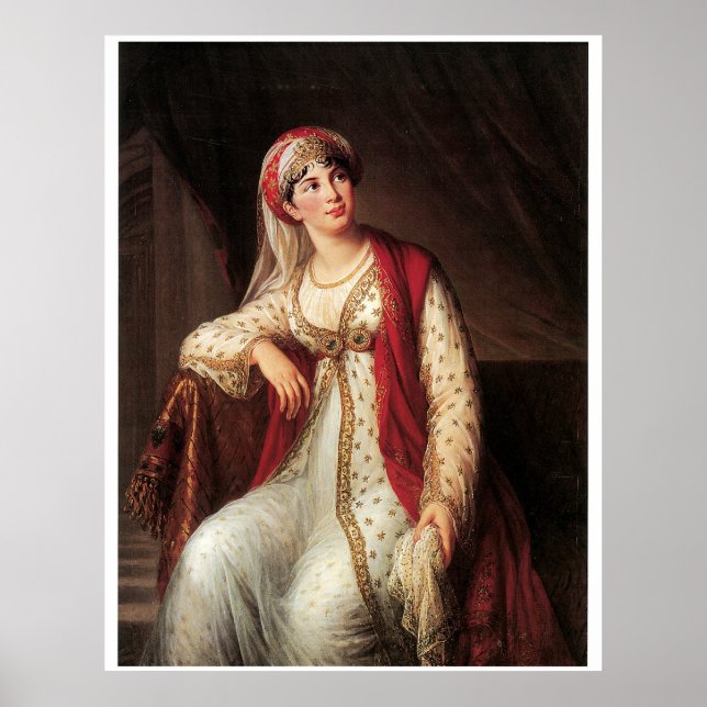 Poster Madame Grassini no Papel do Zaire (Frente)