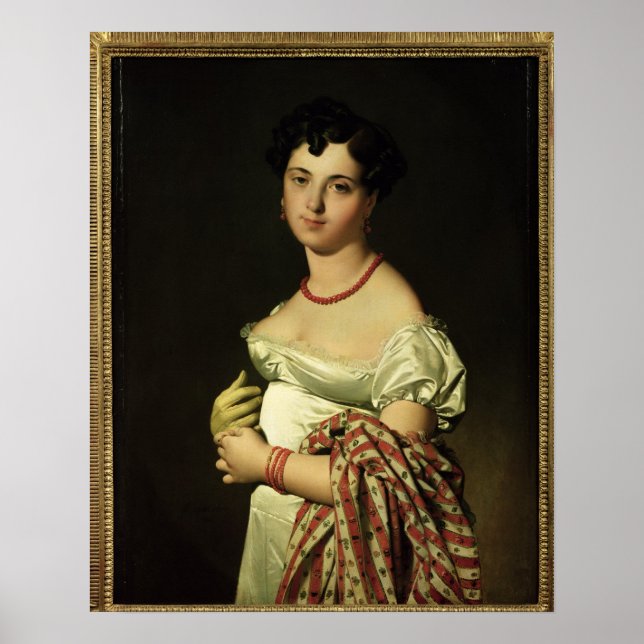 Pôster Madame Henri-Philippe-Joseph Panckouke 1811 (Frente)