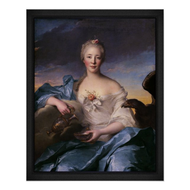 Pôster Madame Le Fèvre de Caumartin como Hebe (Frente)