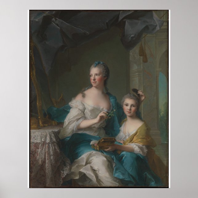 Poster Madame Marsollier e sua filha (Frente)