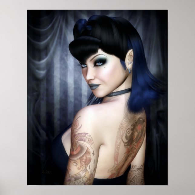 Pôster Madame Sophie Vampire Queen Poster/Canvas Print (Frente)