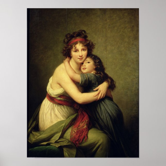 Pôster Madame Vigee-Lebrun e sua filha (Frente)
