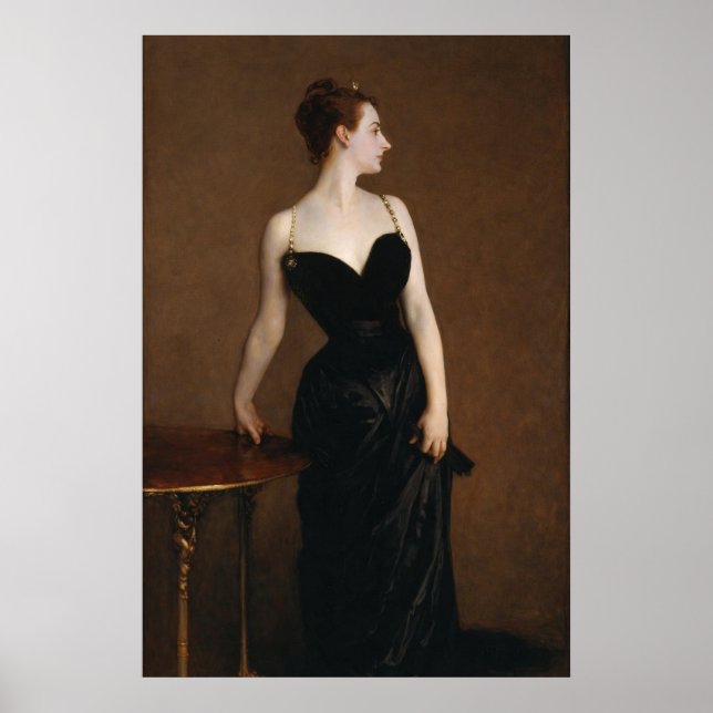 Poster Madame X by John Singer Sargent (Frente)