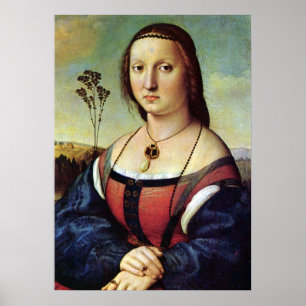 Poster Maddalena Doni - Raphael - c1506