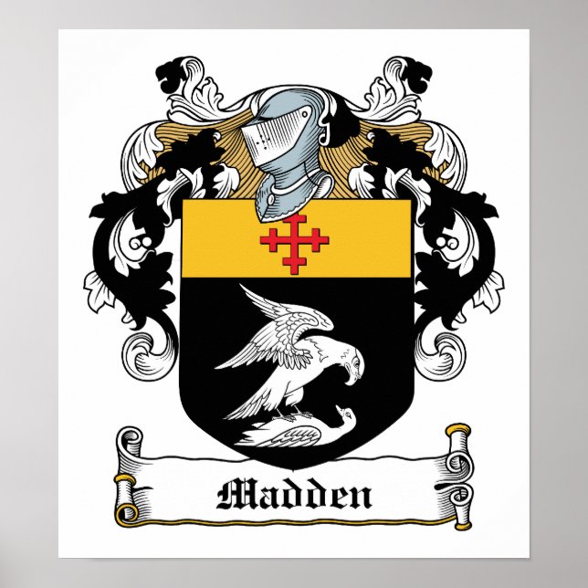 Pôster Madden Family Crest (Frente)