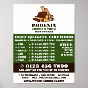 Poster Madeira de lenha, madeira/madeira/barro de madeira