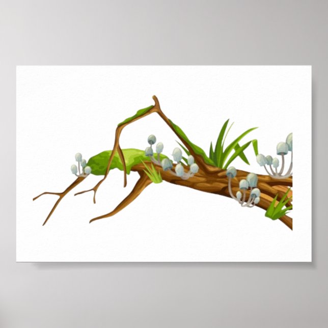 Poster Madeira derrubada (Frente)