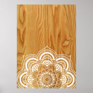 Pôster Madeira e Mandala