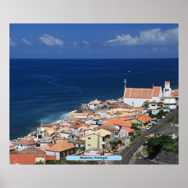 Poster Madeira, Portugal (Frente)
