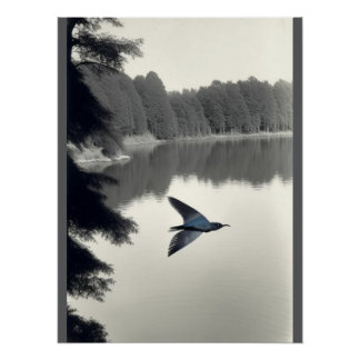 Pôster Madeira Tapeçada Por Muro