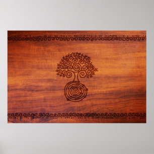 Poster Madeira velha