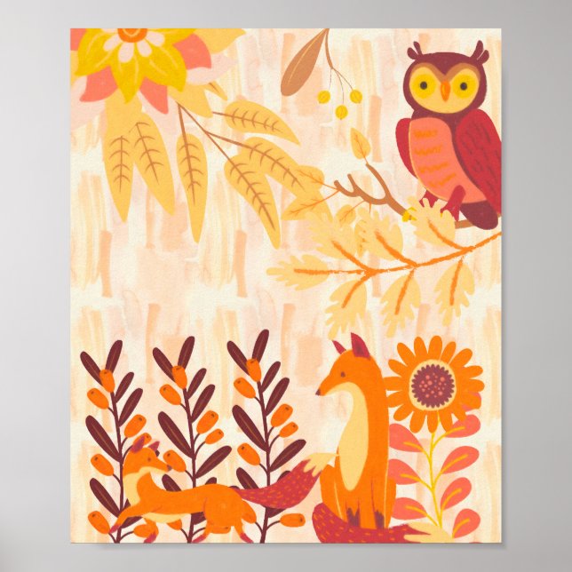 Poster Madeiras de Outono (Frente)