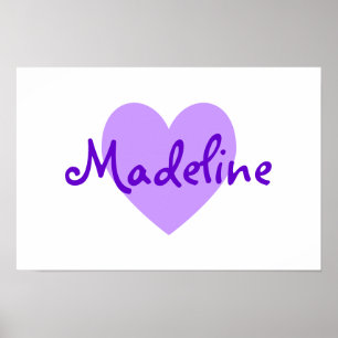 Pôster Madeline em Roxo