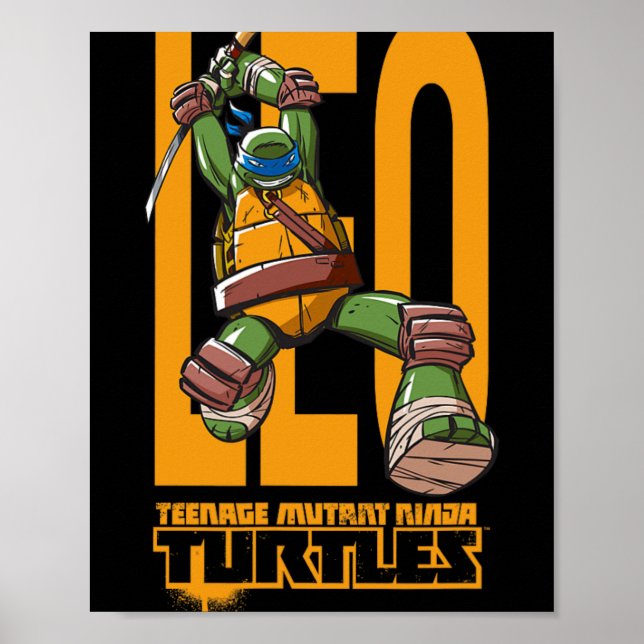 Poster Mademark X - - Tmnt Original Novo Leonardo (Frente)