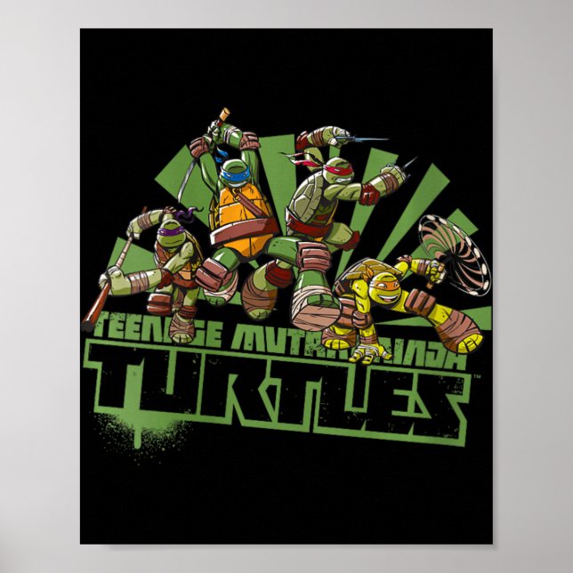 Poster Mademark X - Womens - Original Tmnt New Series Tea (Frente)