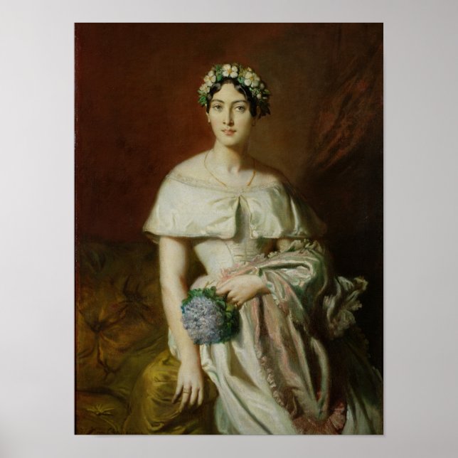 Poster Mademoiselle Marie-Therese de Cabarrus, 1848 (Frente)