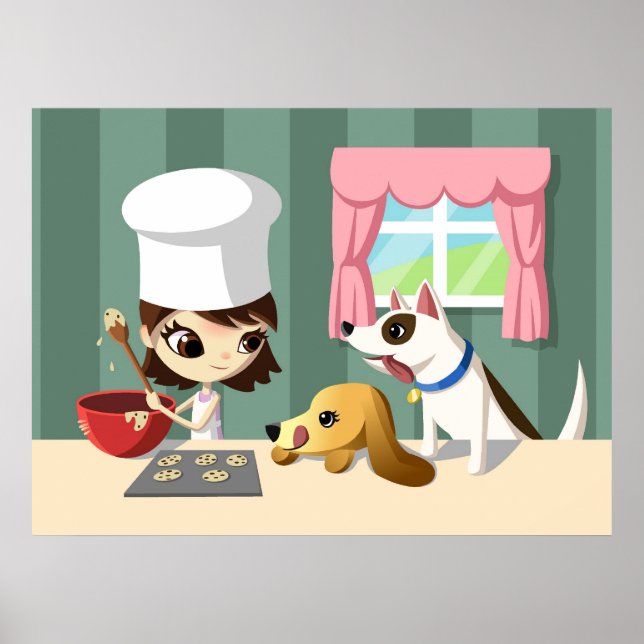 Poster Madi e os Pups com fome (Frente)