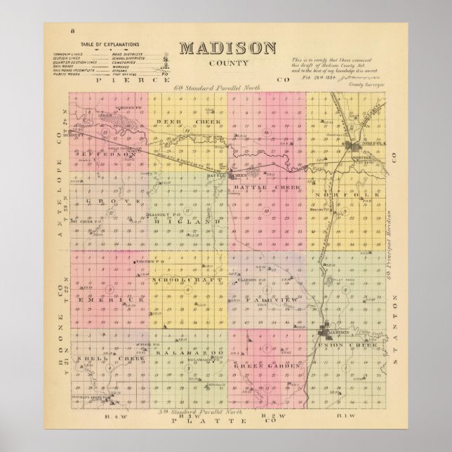 Poster Madison County (Frente)